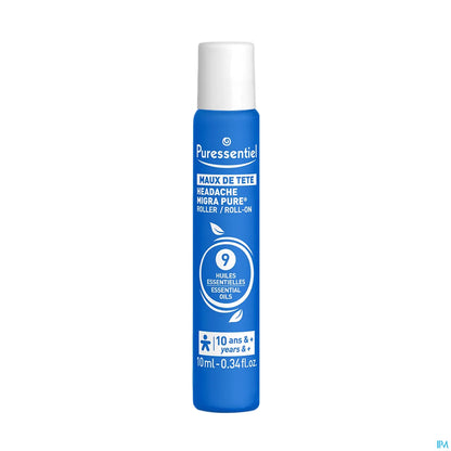 Roller Maux de Tête Aux 9 Huiles Essentielles 10ml