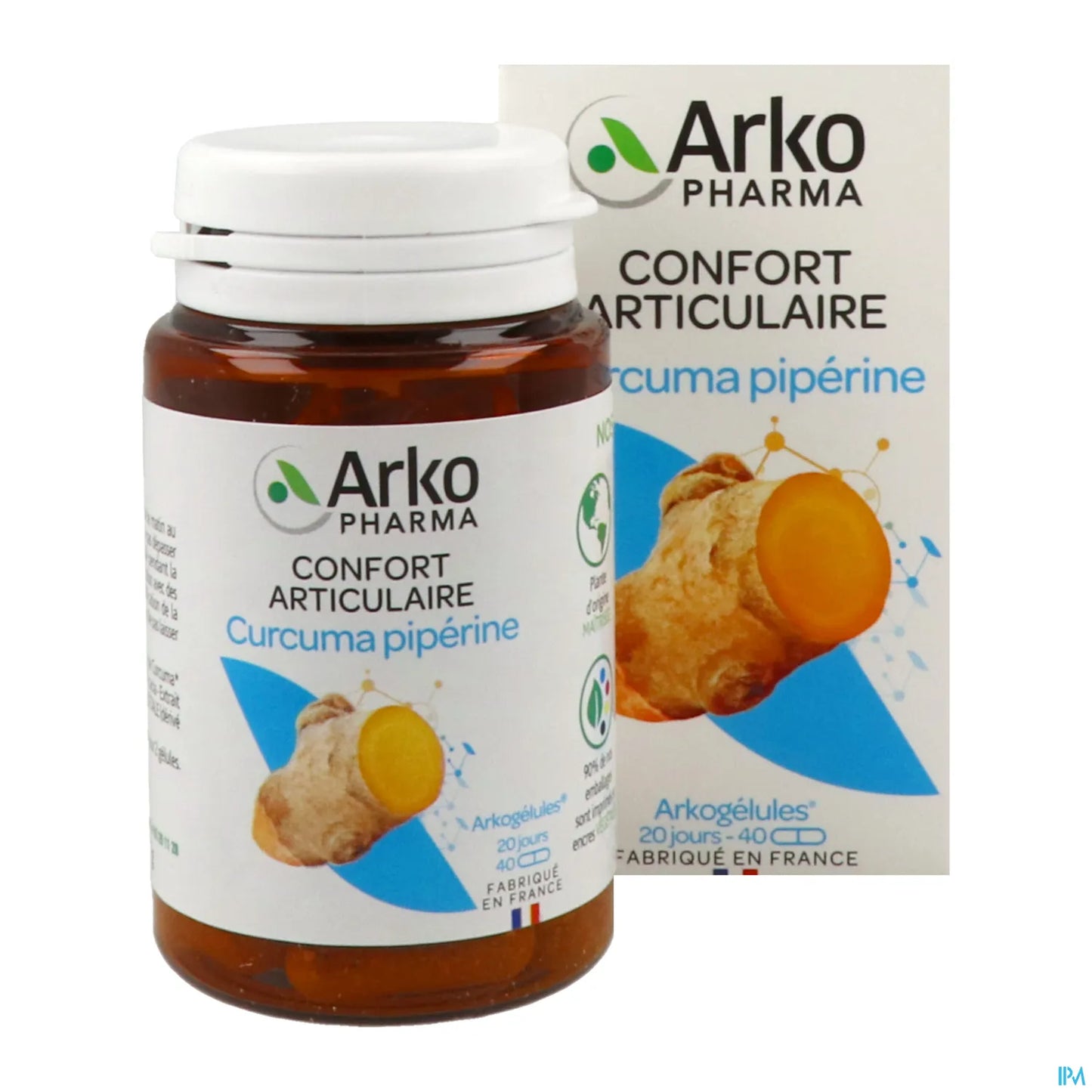Arkogélules Curcuma Piperina Bio 40 Capsule