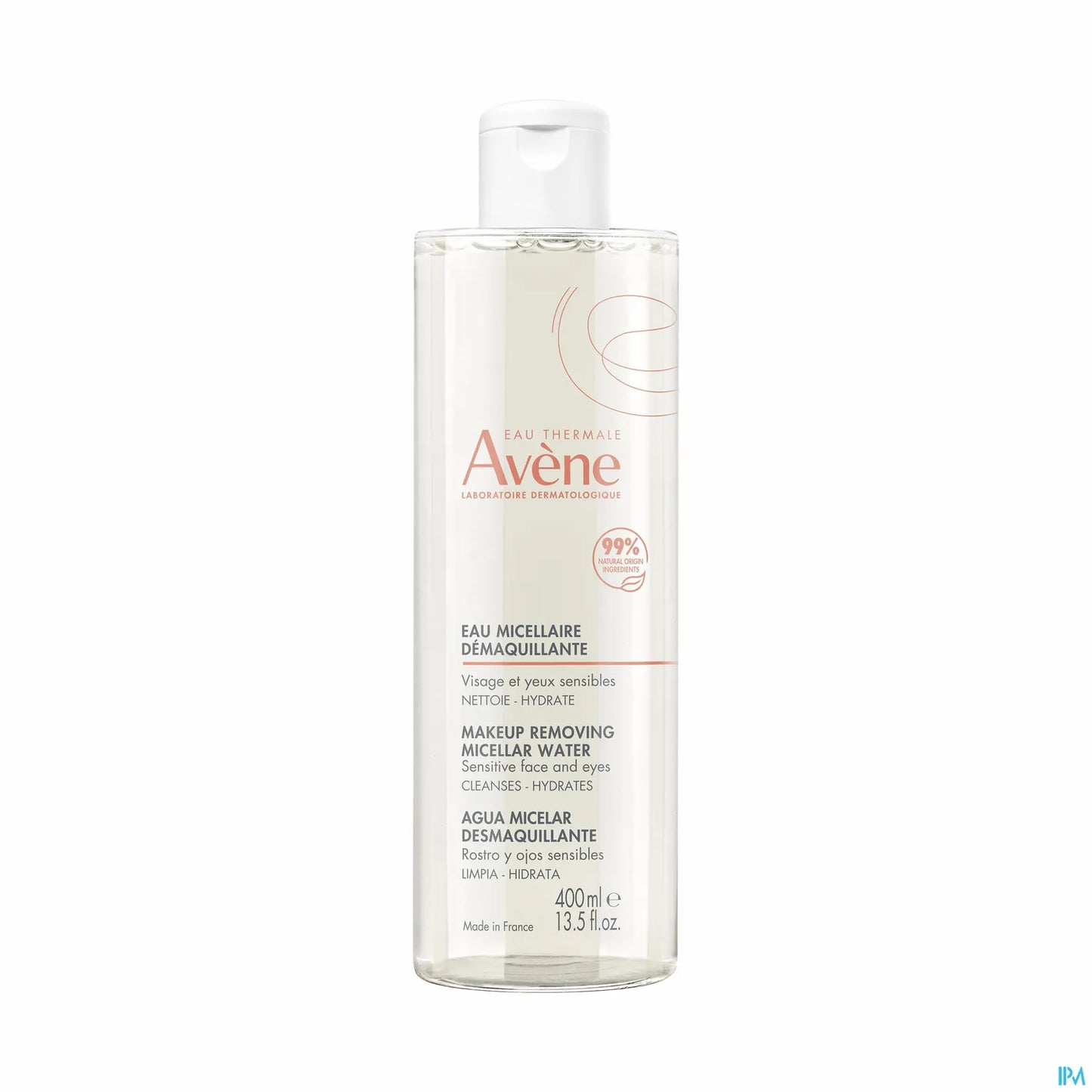 Acqua micellare detergente flacone da 400 ml