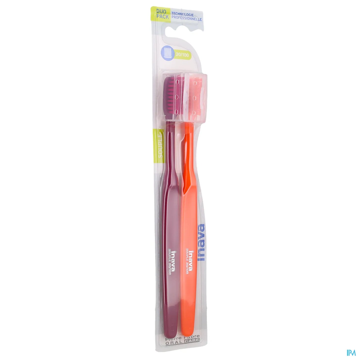 Inava Brosse à Dents Souple 20/100 Duo Pack