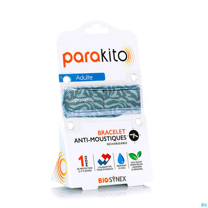 Bracelet Graphic Camouflage Anti-Moustiques Rechargeable