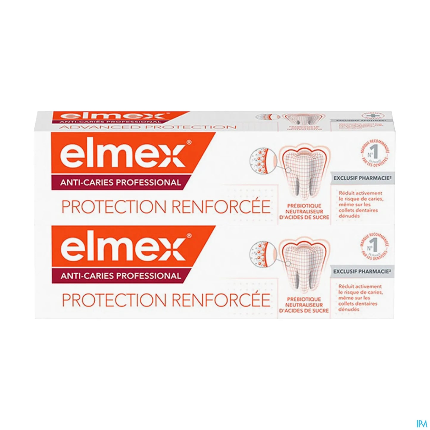 Dentifrice Anti-Caries Professional Protection Renforcée Lot de 2 x 100ml