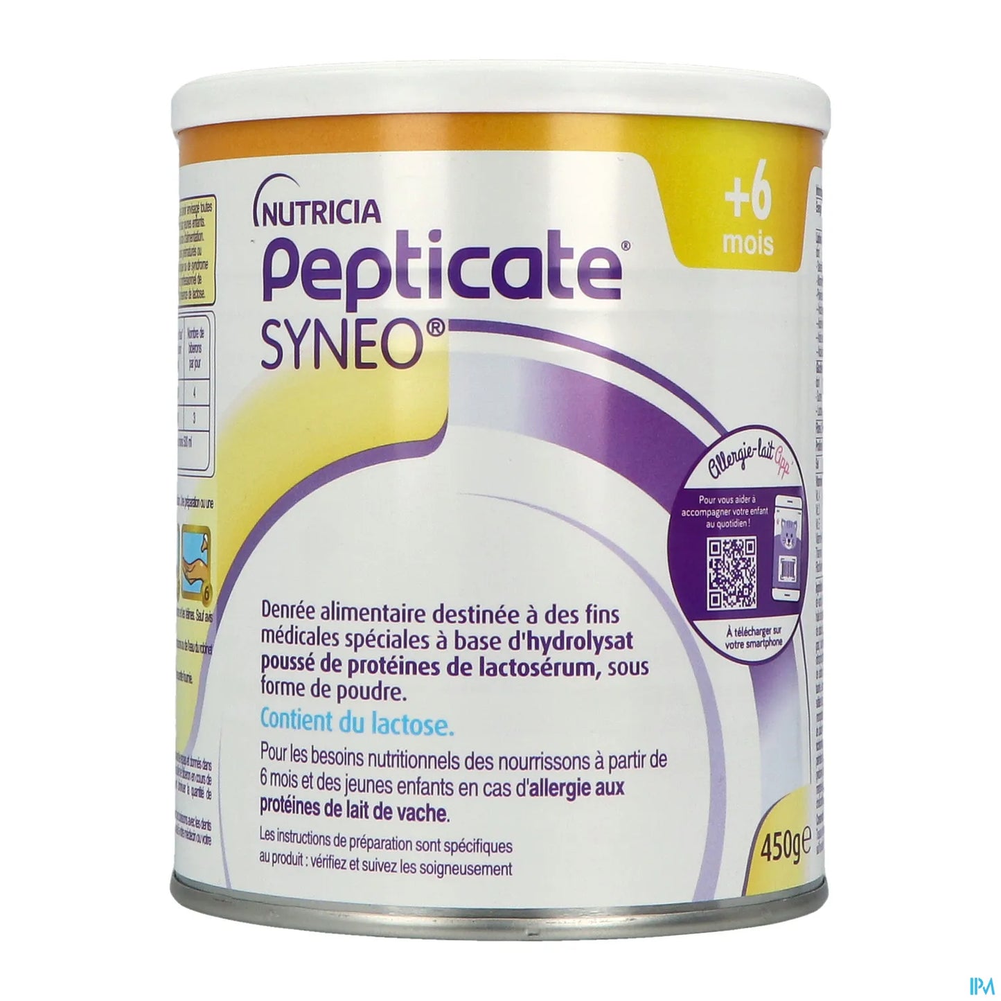 Gallia Bébé Expert Pepticate à partir de 6 Mois 450 g