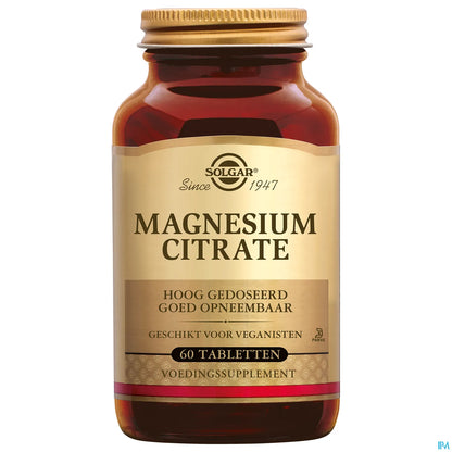 Citrate de Magnésium 60 Comprimés 200mg