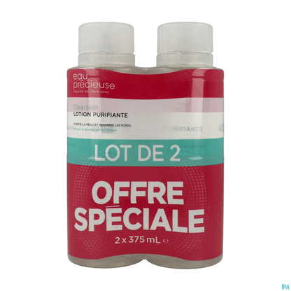 Eau Précieuse Clearskin Lotion Purifiante Lot de 2x375ml