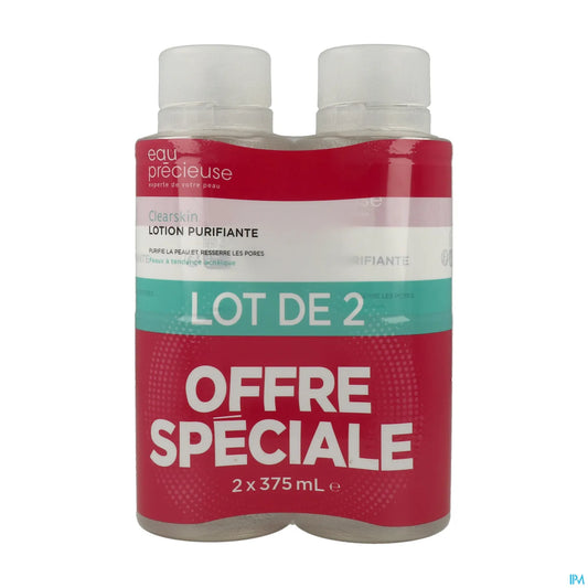 Eau Précieuse Clearskin Lotion Purifiante Lot de 2x375ml