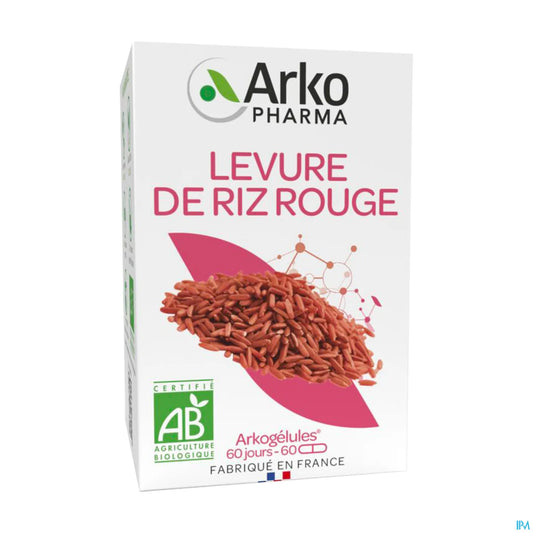 Arkogelules Riso Rosso Fermentato Biologico 60 Capsule