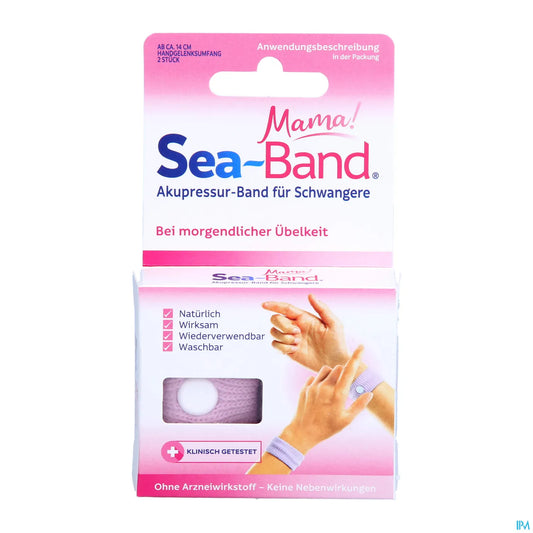 Sea-Band Anti-Nausea Bracelet Mama Rose Pregnancy B/2