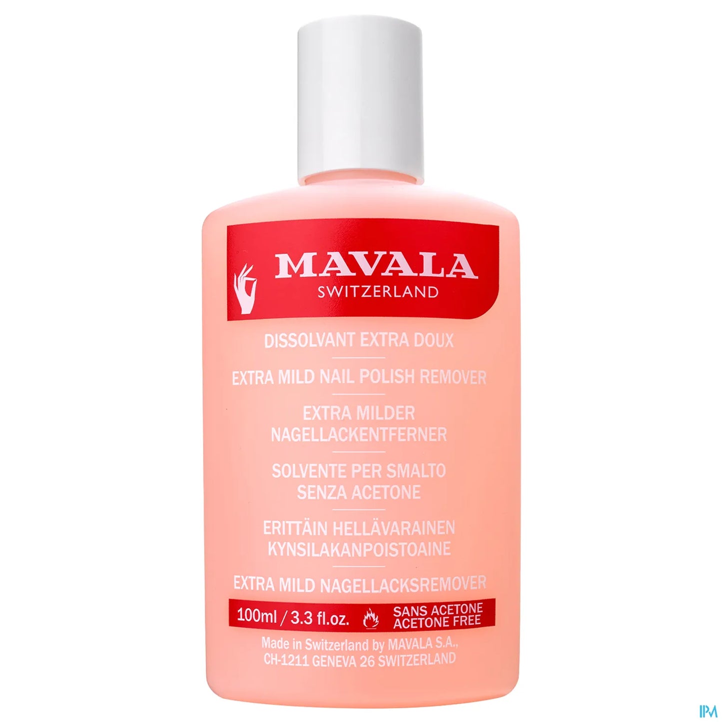 Dissolvant Extra Doux Sans Acétone Rose 100ml