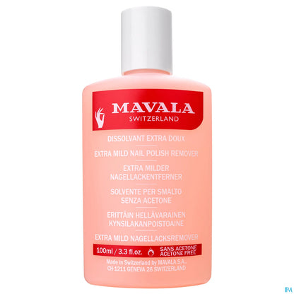 Dissolvant Extra Doux Sans Acétone Rose 100ml