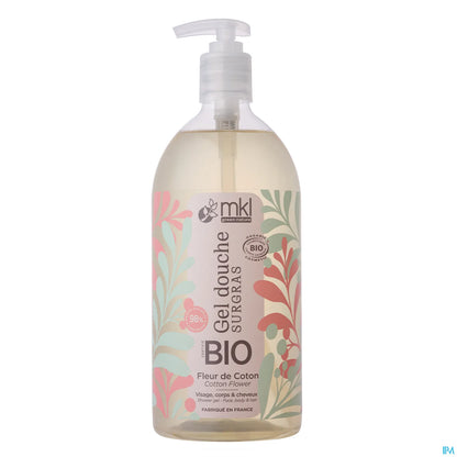 Gel doccia supergrasso Green Nature Organic Cotton Flower 1L