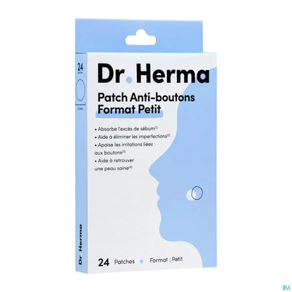 Dr Herma Patch Original Anti Boutons Petit Format 6 unités