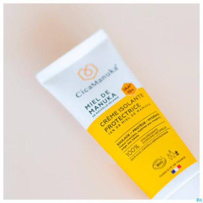 Giphar Laboratory CicaManuka Organic Protective Insulating Cream Honey IAA10 75ML