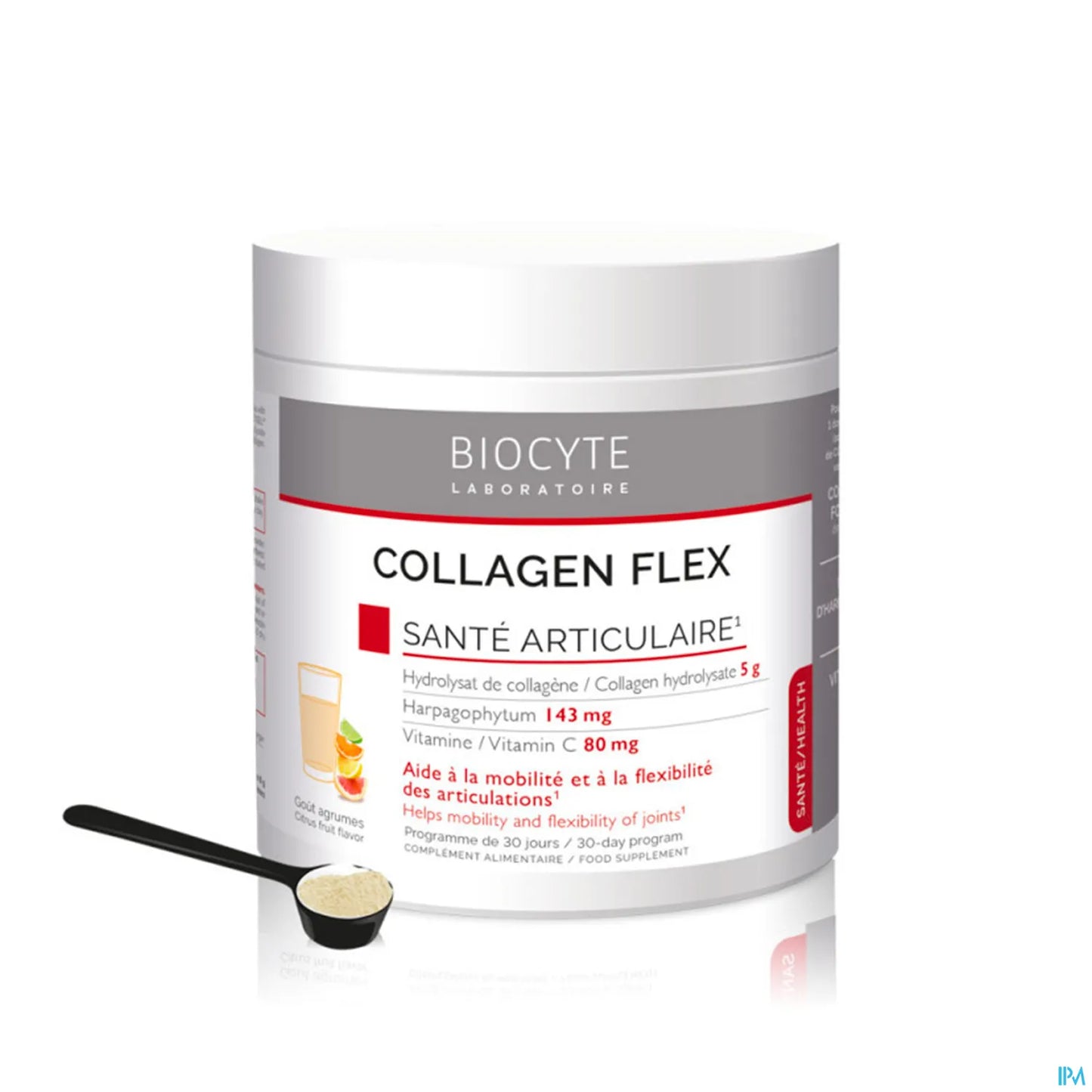 Collagen Flex Poudre 30 Sachets 8g Goût Agrumes