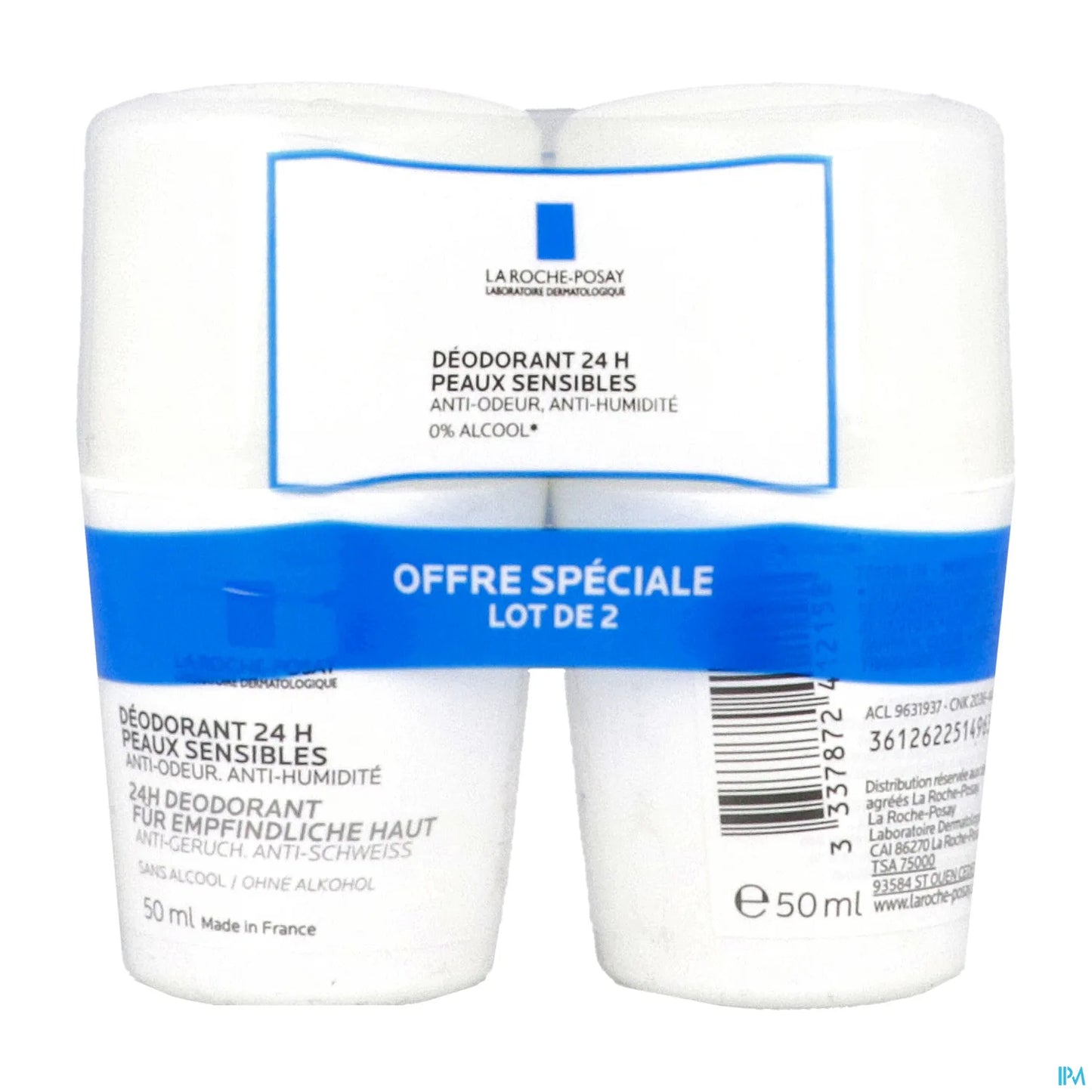 24H Physiological Deodorant 2 Balls 50ml