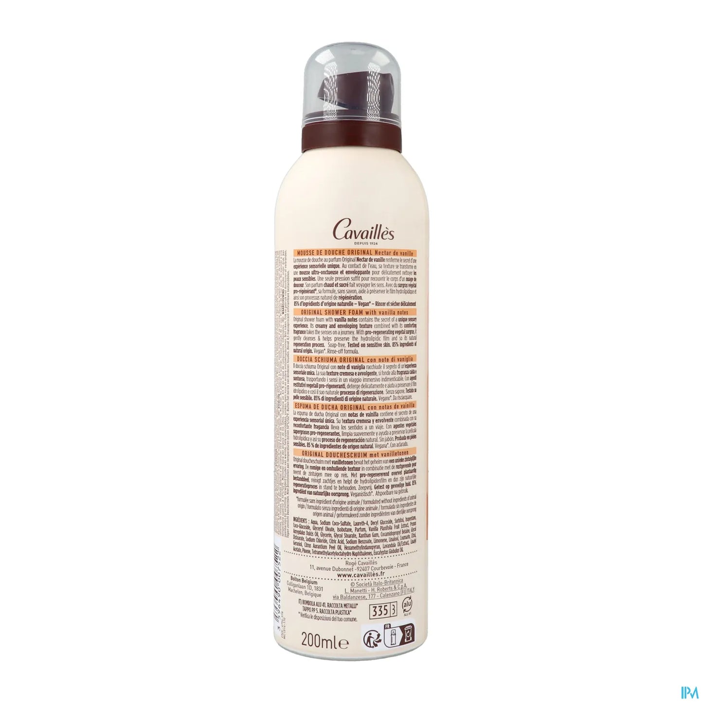 Rogé Cavaillès Vanilla Nectar Shower Foam 200ml