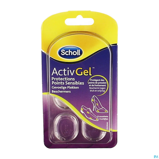 ActivGel Sensitive Points Pads Box of 6