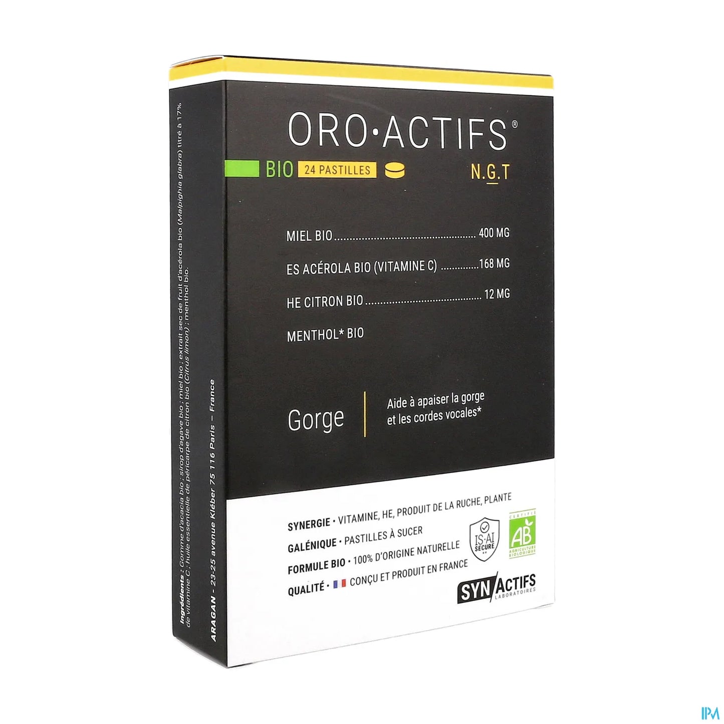 Synactifs OroActifs Bio 24 Pastiglie