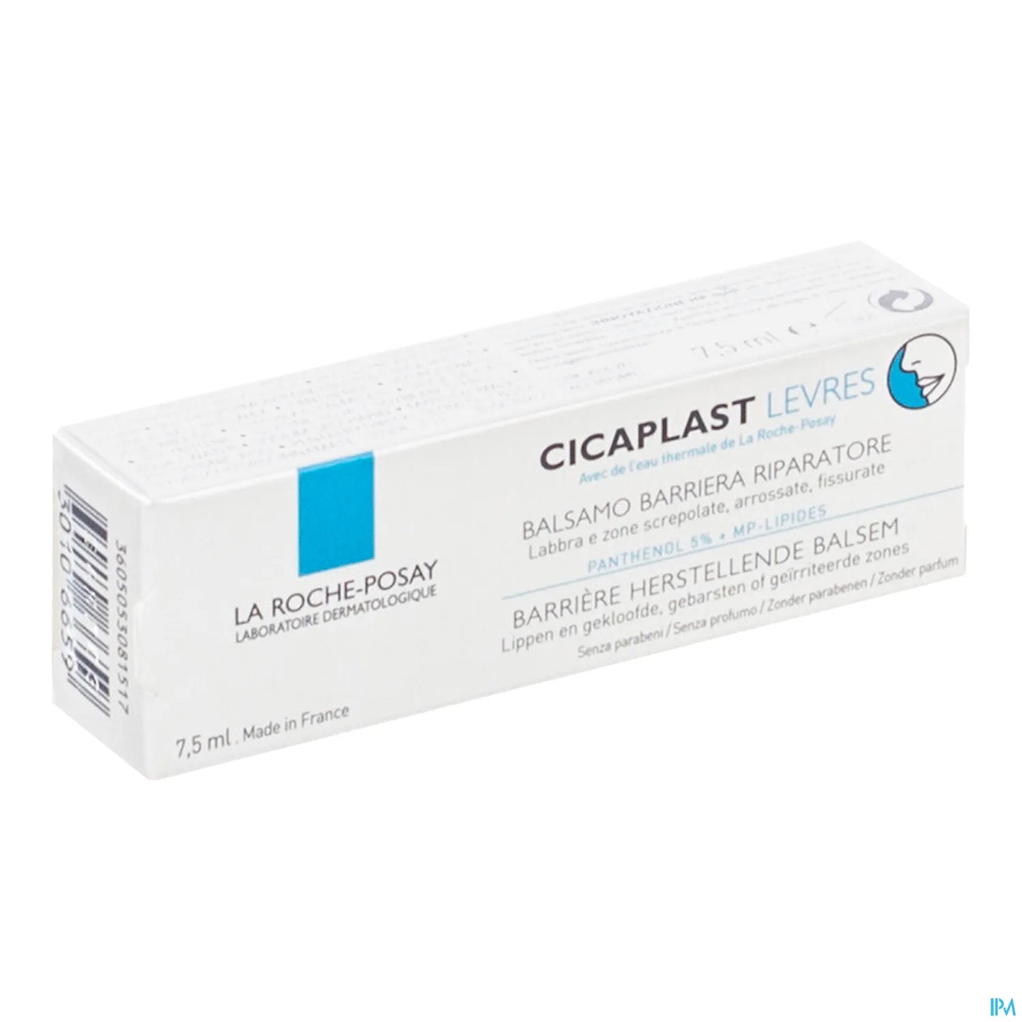 Cicaplast Lèvres Baume Labial Barrière Réparateur 7.5ml