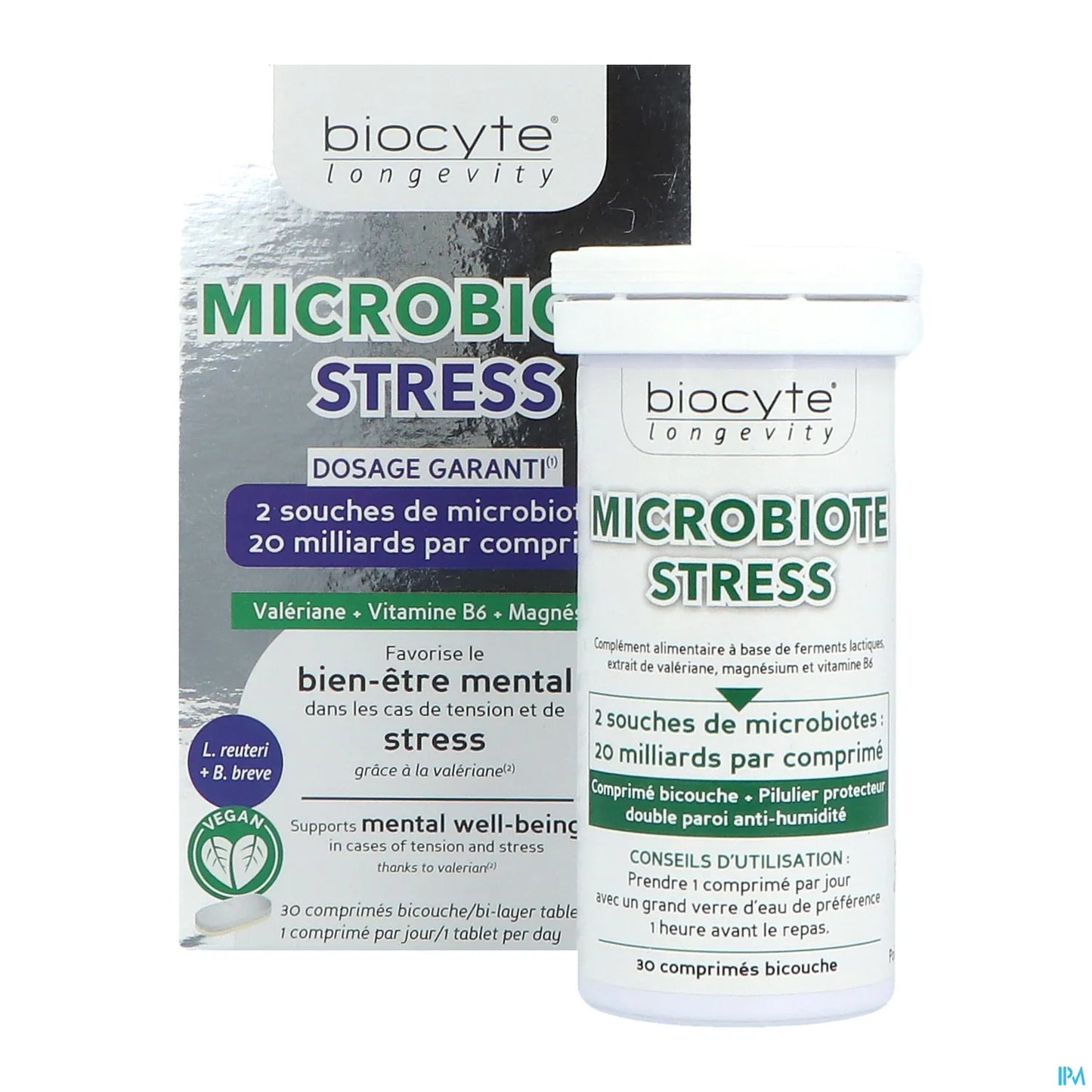 Microbiote Stress 30 Comprimés