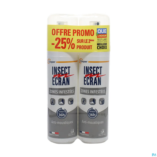 Mosquito Repellent Infested Areas Pack of 2x100ml