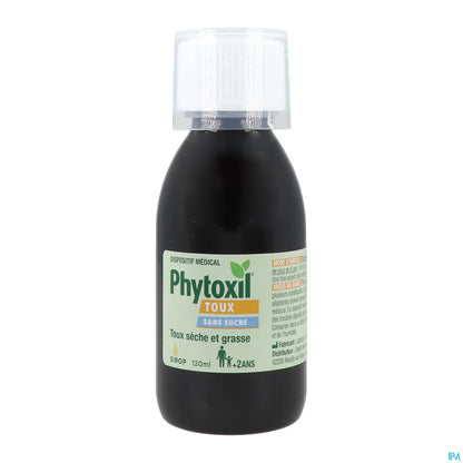 Sanofi Phytoxil Sans Sucre Sirop Toux 120ml
