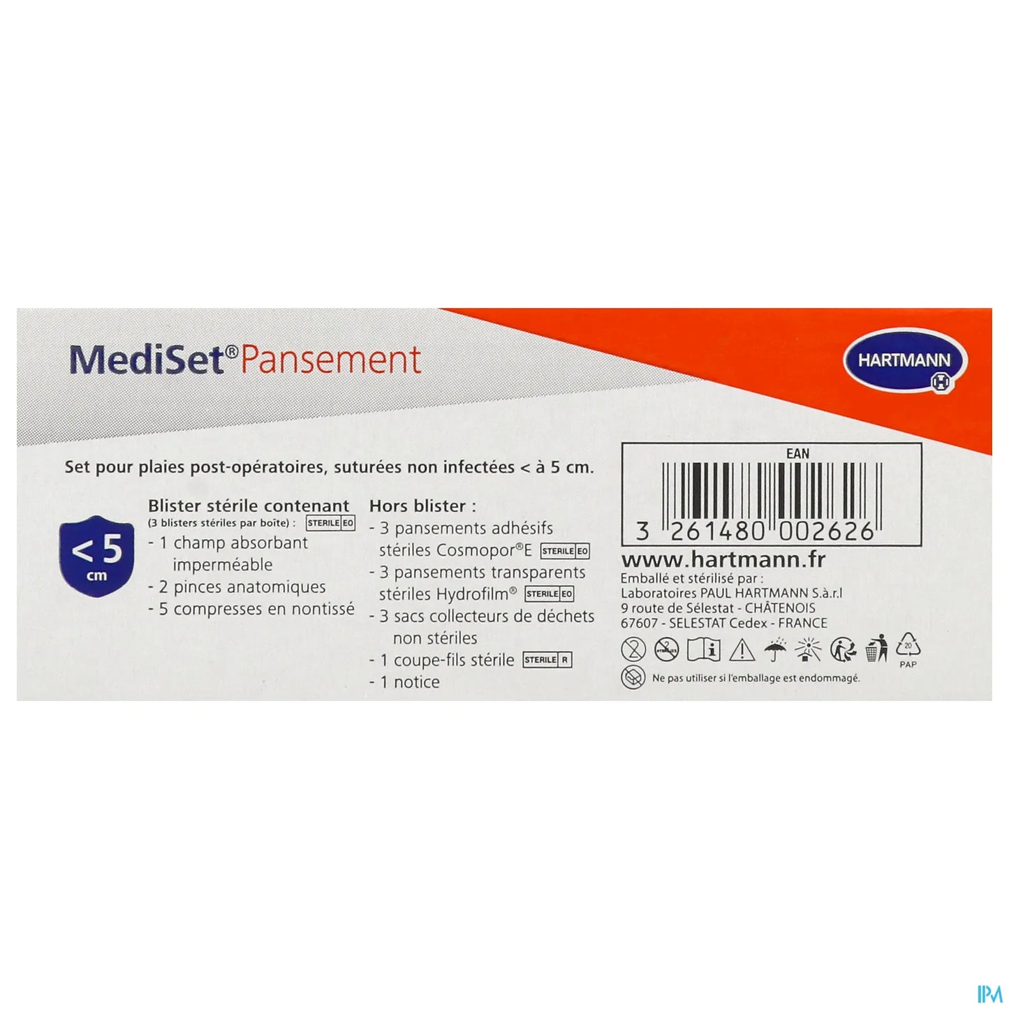 Mediset Pansement Post-Op Petites Plaies X3