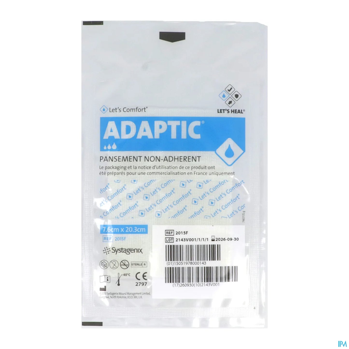 Adaptic Pans Non-Adherent Sterile 7,6x20,3 cm Scatola da 10
