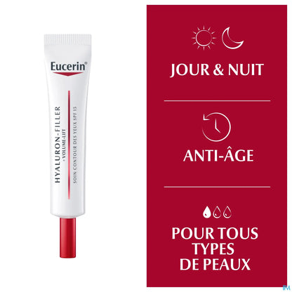 Hyaluron-Filler + Volume-Lift Soin Contour Des Yeux SPF15 15ml