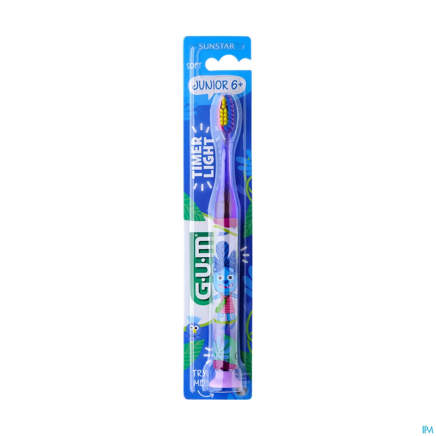 GUM 903 Junior Light-Up Toothbrush for Children 5-12 Years