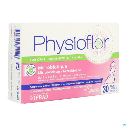 Physioflor Restore Flore Intime Complément Alimentaire 30 Gélules
