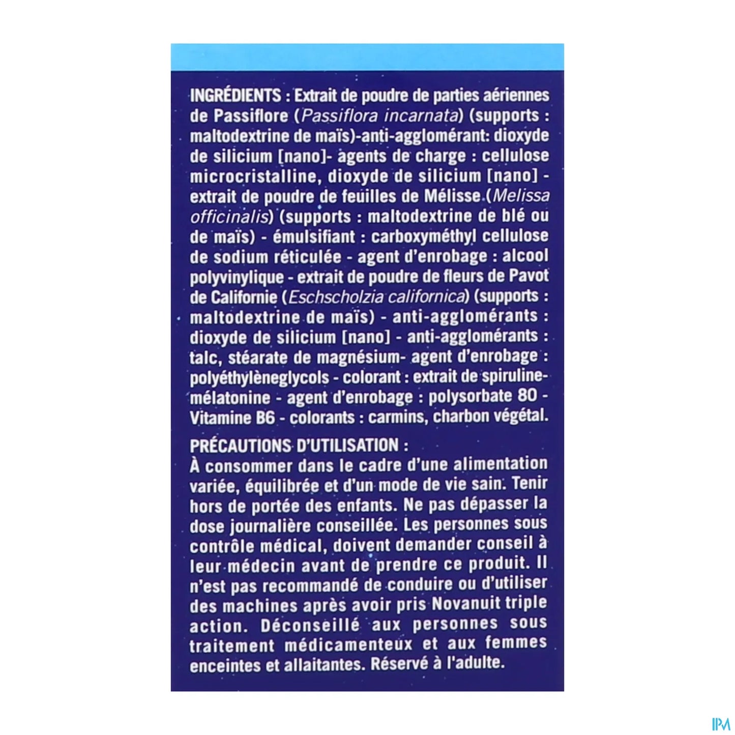 Sanofi Novanuit Tripla Azione Grande Formato 60 Compresse