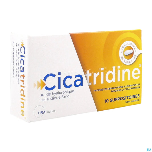 HRA Pharma Cicatridine 10 supposte