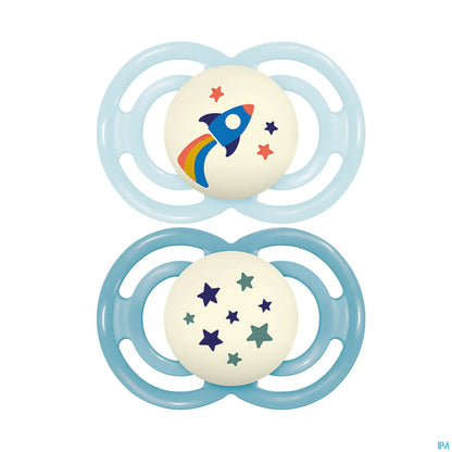 Perfect Night Trend Silicone Pacifier 18+ Months x2