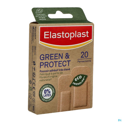 Green & Protect Tissu 20 Pansements 2 Formats