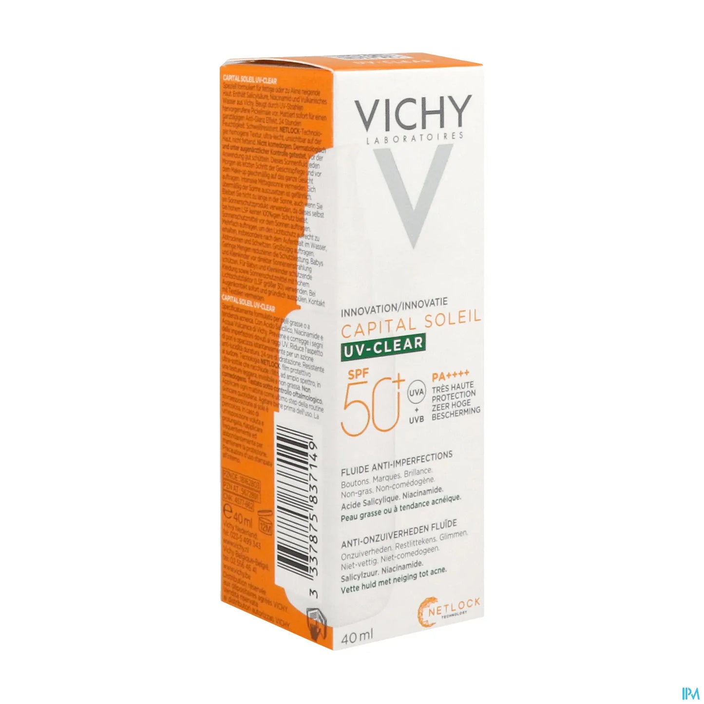 Capital Soleil UV-Clear Fluido Anti-Imperfezioni SPF50 40ml