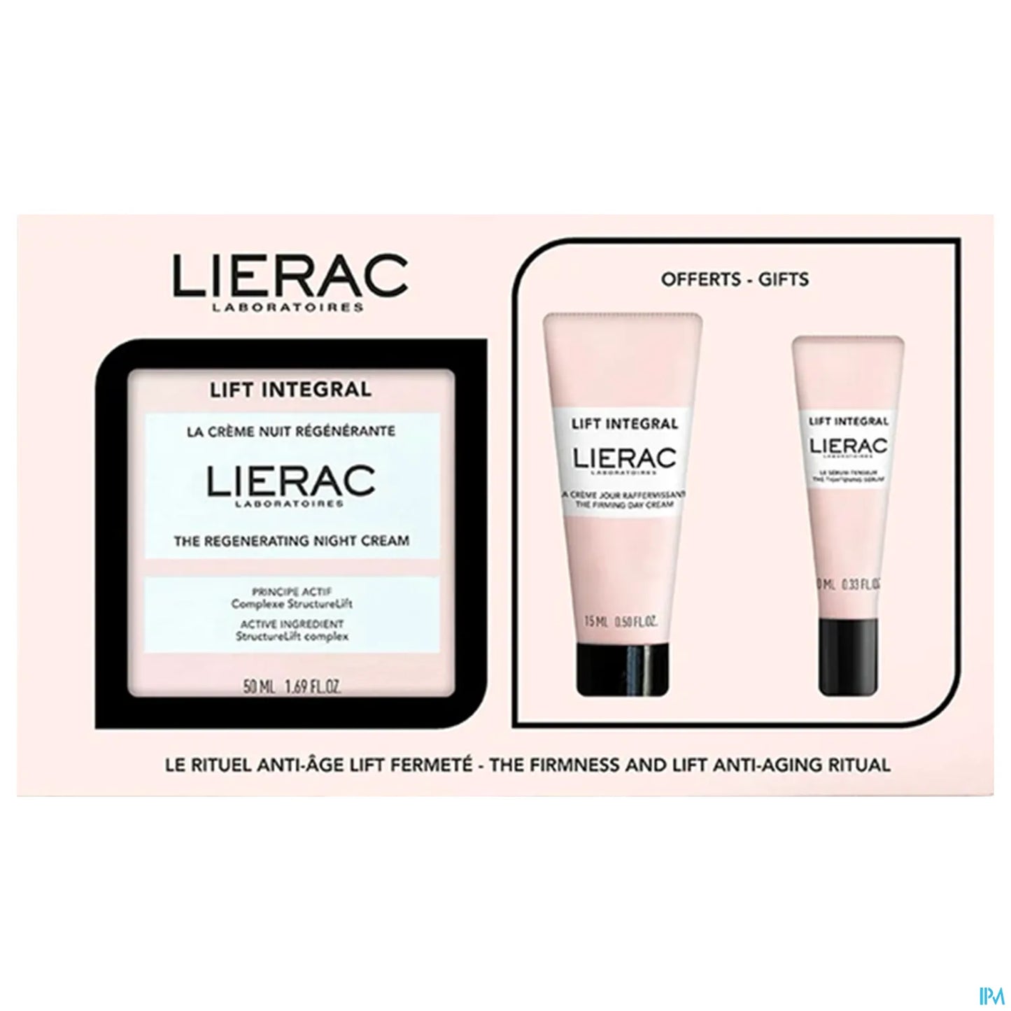 Lift Integral Coffret Anti-Age Crème Nuit 50Ml Crème Jour 15Ml Sérum 10Ml