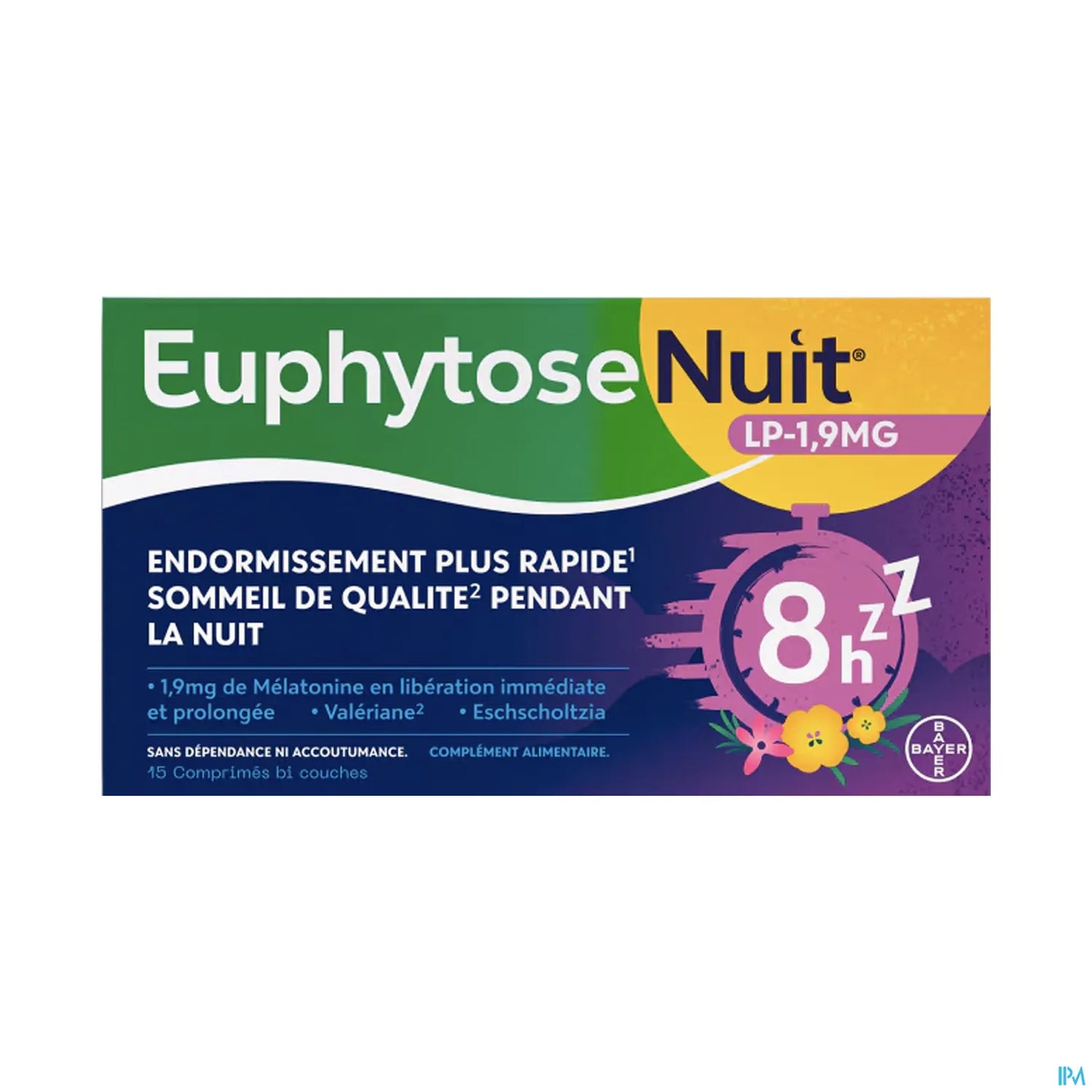 Health Euphytose Night LP 1.9mg 15 Tablets