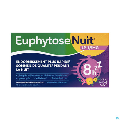 Health Euphytose Night LP 1.9mg 15 Tablets