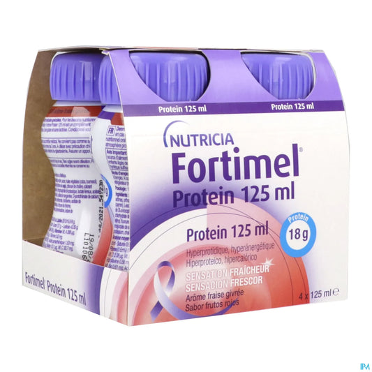 Fortimel Protein Sensation 2,4 kcal Fraise Gingembre 4 x 125 mL