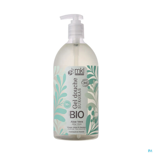 Green Nature Gel Douche Surgras Aloe Vera Bio 1L