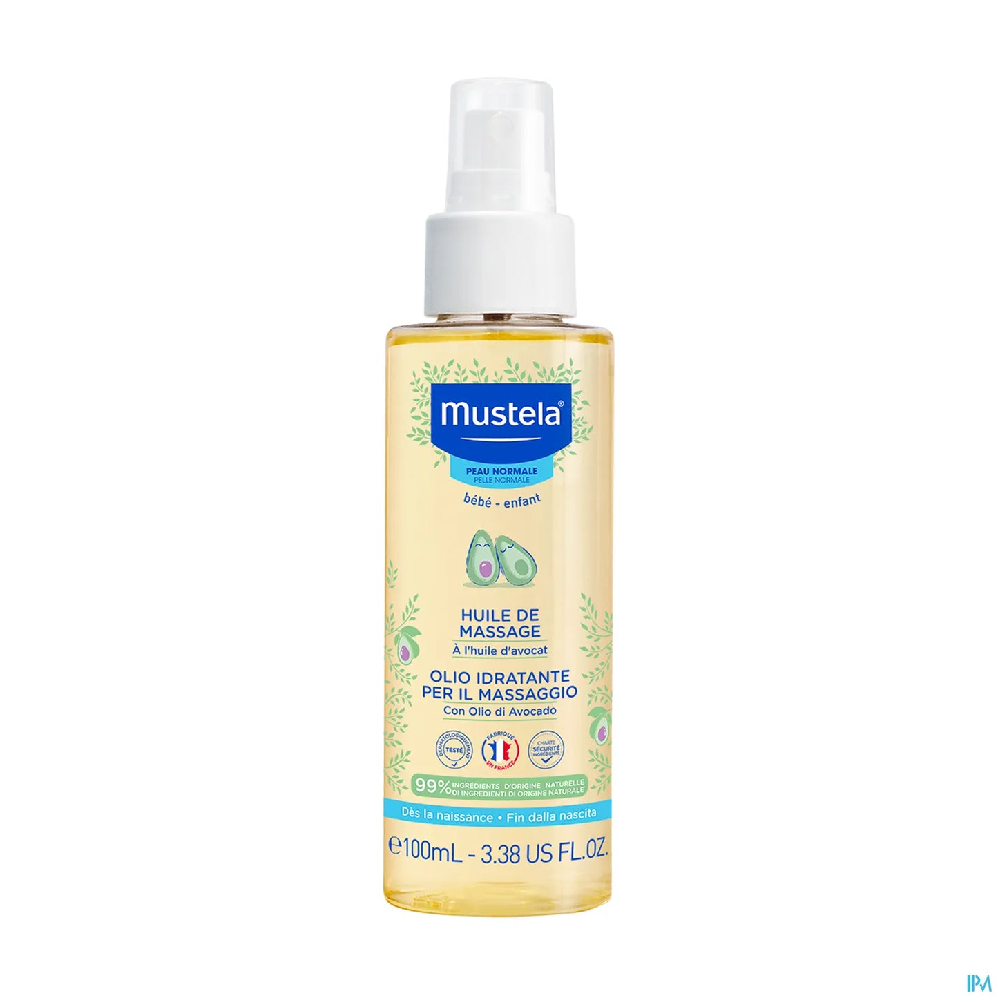 Huile de Massage Peau Normale 100ml