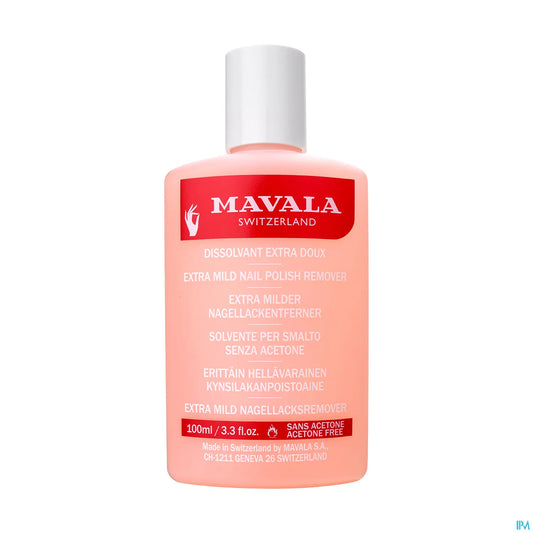 Extra Gentle Acetone-Free Nail Polish Remover Pink 100ml