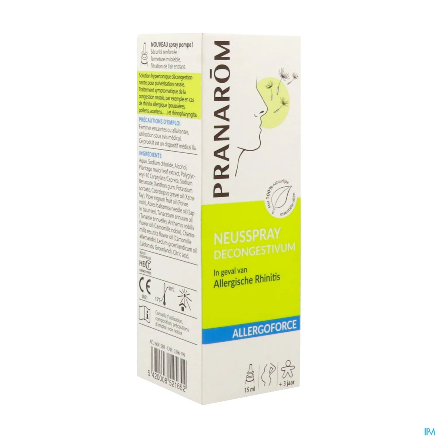 Allergoforce Spray Nasal Décongestionnant 15ml