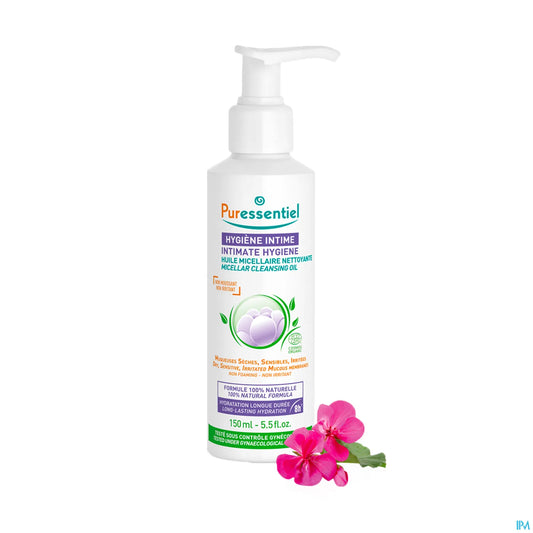 Hygiène Intime Huile Micellaire Nettoyante Bio 150ml