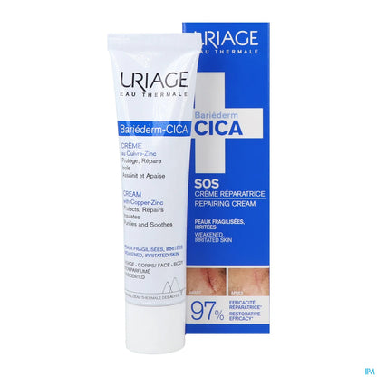 Bariederm Cica Crema Riparatrice con Cu Zn 40ml