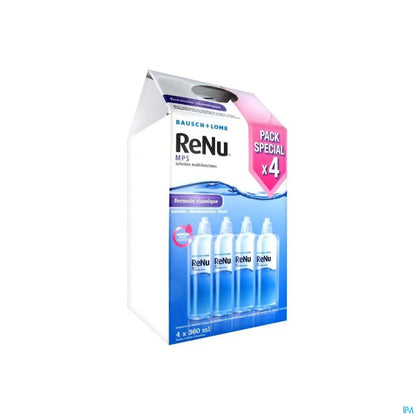 Bausch &amp; Lomb ReNu MPS Soluzione multiuso 4 x 360 ml