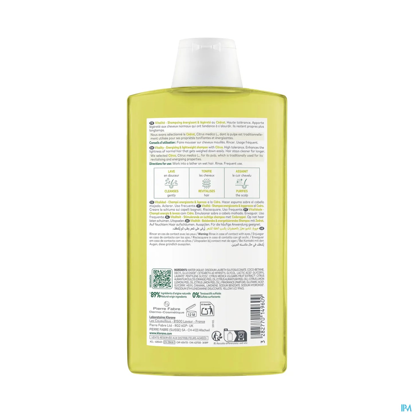 Shampoo alla polpa di cedro 400ml