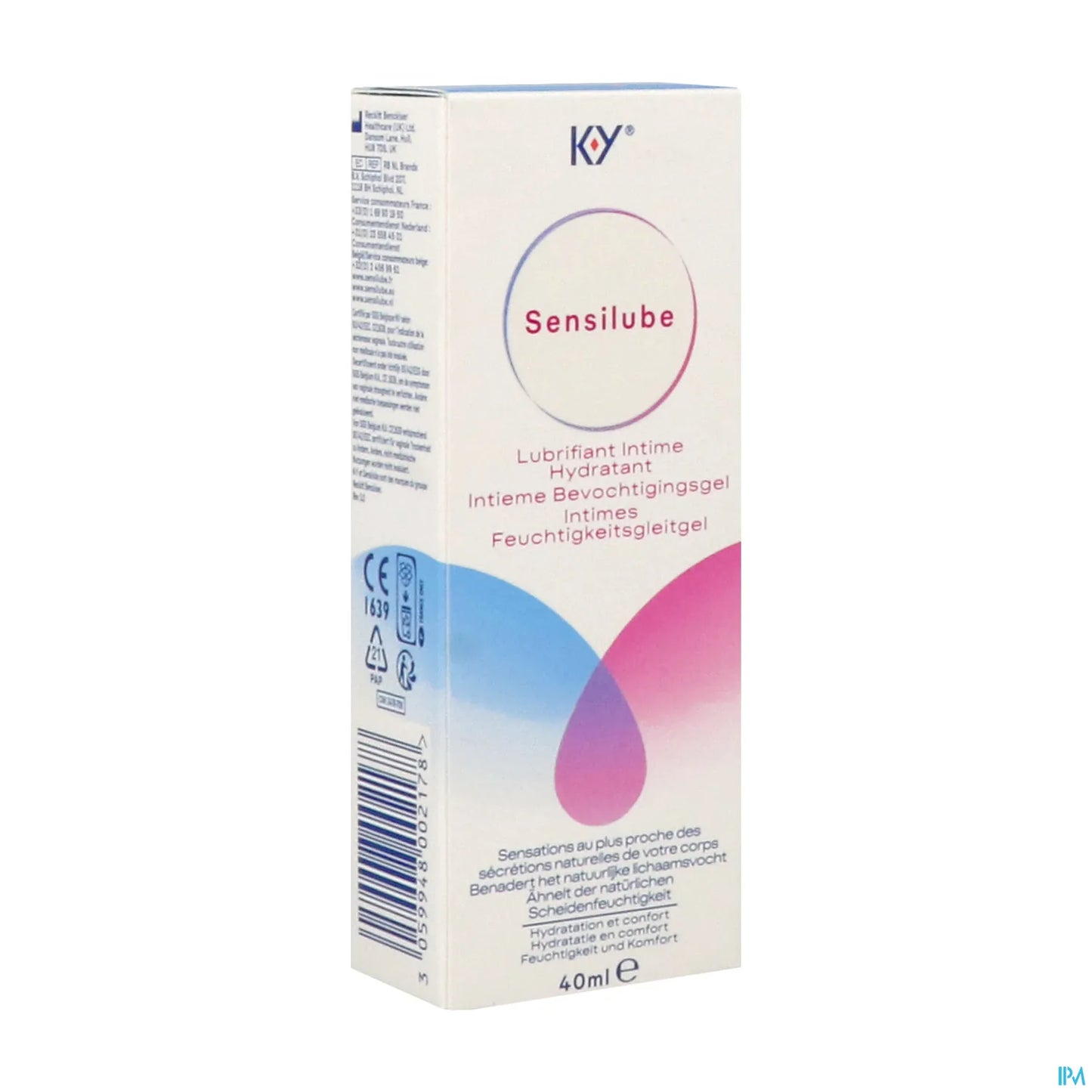 Durex Sensilube KY 40ml Fluido lubrificante intimo