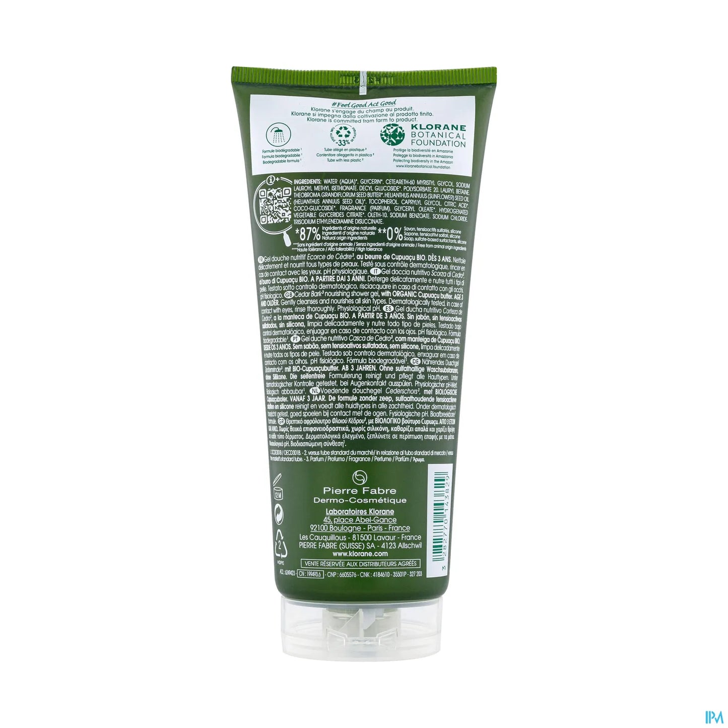 Cedar Bark Shower Gel 200ml